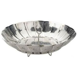 RSVP 9 Vegetable Steamer Basket Seafood Rice Fish Stainless Steel NEW