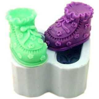 3D Baby Shoes Fondant Cake Cookie Chocolate Mold Cutter Modelling 