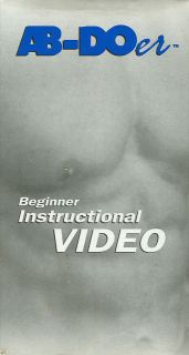 AB DOer Beginner Workout exercise fitness VHS midsection