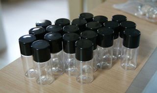 20 cosmetic empty toner clear container bottle sample travel makeup 