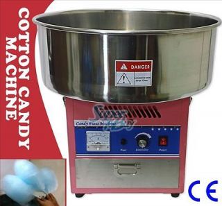   Commercial Cotton Candy Machine Pink Electric Floss Maker DEMO VIDEO