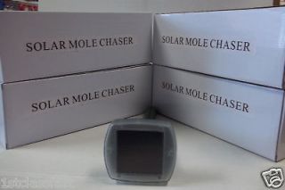 4PACK CORDLESS SOLAR POWER SONIC MOLE RODENT GUARD CHASER HUMANE PEST 