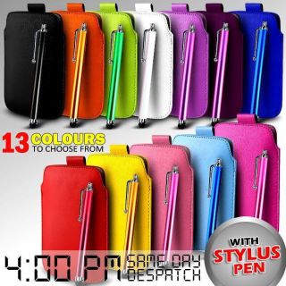   TAB SKIN CASE COVER POUCH & STYLUS FOR VARIOUS SONY ERICSSON PHONE