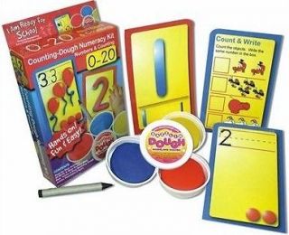 Counting Play Dough Kit Learn Numbers Activity Craft Kit Letters & 3 