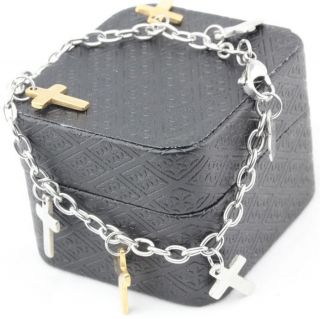 Cross Stainless Steel Bracelet Fashion Jewelry New wholesale free 