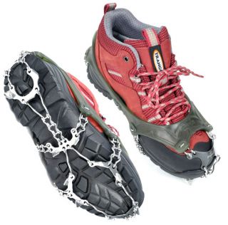   SIZE  L) 11 TOOTH ICE SNOW SHOE CHAIN / CRAMPONS / SPIKE EISEN
