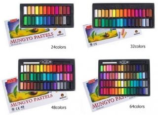 New Korea square soft chalk crayons pastel 24,32,48,64col​ors