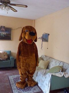 New Adult Sized Brown Dog Mascot Costume