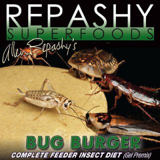   Bug Burger Complete Feeder Insect Diet Cricket Roach Gel Premix