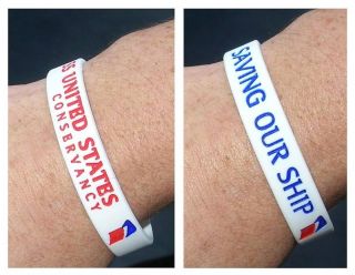 SS UNITED STATES WRISTBAND DONATE TO SAVE OUR SHIP