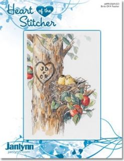Janlynn Counted Cross Stitch Chart 16 x 18 ~ BIRDS OF A FEATHER Sale 