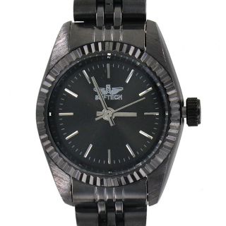 Softech Silver Hematite Bracelet Watch