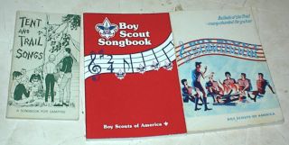 Boy Scout Song Books and Tent & Trail Songs (Camping Songbook)