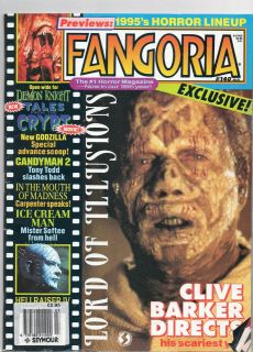 FANGORIA #140   Horror Magazine RARE back issue   LORD OF ILLUSIONS 