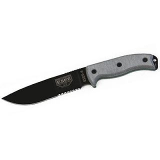 ESEE 6 Survival Knife Black Blade Combo Edge ESEE 6S OD Olive Drab 