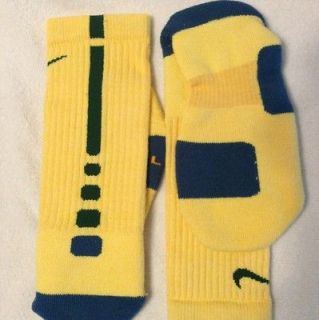 nike elite socks blue yellow in Socks