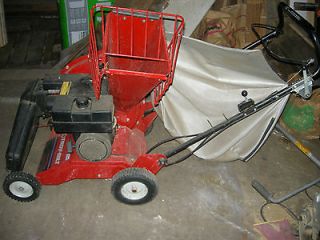 Troy Built leaf mulch vacuum brush chipper with bag barely used cost $ 