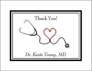 Medical DR or RN Note or Thank You Cards Style #1