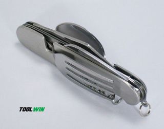   Utensils Folding Cutlery Set Mess kit Knife Fork Spoon Camper NEW