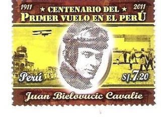 Peru MNH Stamp   First Flight Centennial
