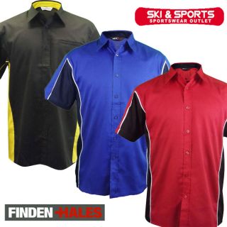 Finden Hales Darts/ Pool/ Corporatewear Club Shirt 3 Colours Mens New 