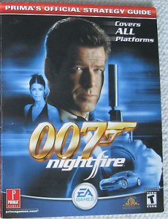James Bond 007 NightFire Strategy Guide Prima GameCube PS2 Xbox Night 