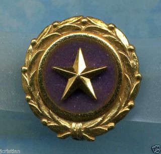 WWII Mothers Gold Star Badge Son Killed In Action Pin Gold Plated PB 