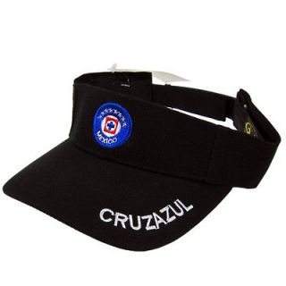   Azul Visor Hat Cap Mexico Mexican Football Futbol Club Soccer NWT