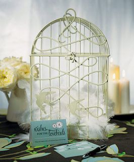   decorative birdcage 60 wedding guest book alternative well wishing