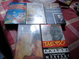 Newly listed 5 VHS TAPE LOT~TAEBO~EYES WIDE SHUT~ALPO DOG TRAINING 