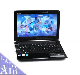 Acer 532h Silver Netbook Windows 7 160GB HDD 1GB RAM Intel N450 1.6GHz 
