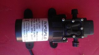 12 V BOAT RV ON DEMAND AUTOMATIC PUMP REPLACES FLOJET 55 PSI .8GPM