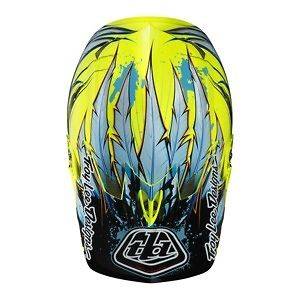 Troy Lee Designs D3 Speedwing Yellow Helmet Large TLD Downhill MTB 