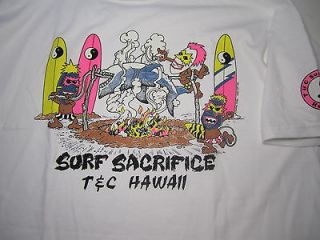80s T&C Surf Designs T shirt Mens Large White