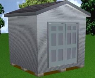 10x10 Storage Shed Plans Package, Blueprints & MORE