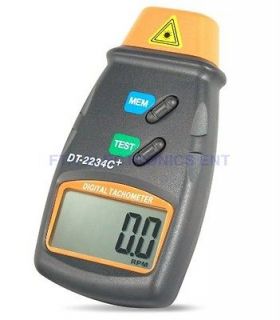  LCD Laser Photo Tachometer Non Contact RPM Meter Measuring Device Tool