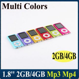   Digital LCD MP3 MP4 Music Player Radio FM Recorder Reader 4G 2G