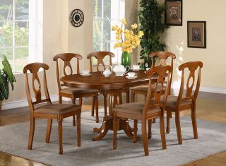 PC OVAL DINETTE DINING ROOM SET TABLE AND 4 CHAIRS