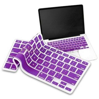 For Macbook Pro 13 13 Inch Silicone Keyboard Skin Cover Shield Purple