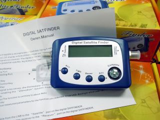 2012 Model DSF120+ Digital Satellite Finder  Meter Buzzer & Compass 