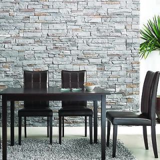 Dark Brown 5 Piece Modern Dining Room Set Table And Chairs Kitchen 