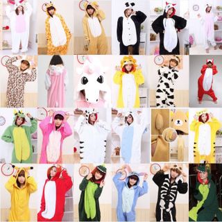 Funny New Unisex Kigurumi Adult Animal Pajamas Hoodies Cosplay Costume