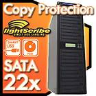   22X SATA Copy Protected Lightscribe CD DVD Duplicator System+500GB+USB
