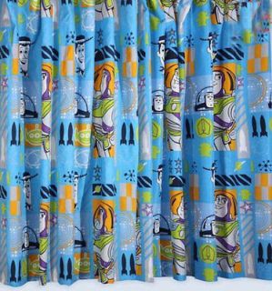 Toy Story 3 Ready Made Curtain Set 66 x 72 Curtains Buzz 