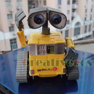 New 12CM 4.7 WALL E WALLE Robot Disney Action Figures Toy Cute Eyes