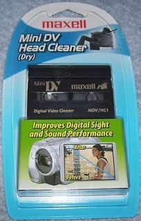 MINI DV HEAD CLEANER DIGITAL VIDEO CLEANER CASSETTE MDV/HC1 IMPROVES 