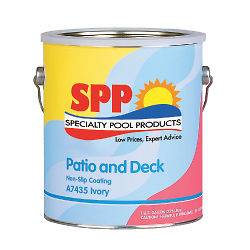 Swimming Pool Patio & Concrete Deck Paint 1 Gallon Sand Color