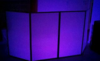 DJ FACADE BOOTH FRONTBOARD LIGHTBOARD **W/FREE RGB LED & CASE**