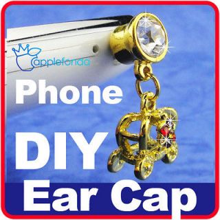 U394 cute float 3.5mm Earphone Ear Cap Dock Dust Plug For iPhone 4