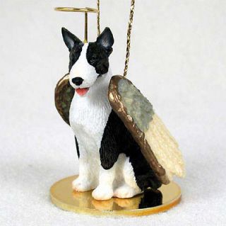 Bull Terrier Dog Figurine Angel Statue Brindle